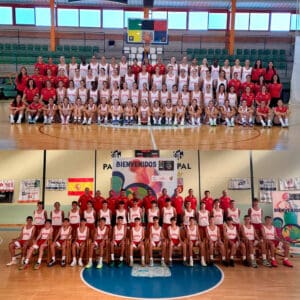 Representación estudiantil en las concentraciones de la U12, U13 y U14 de España