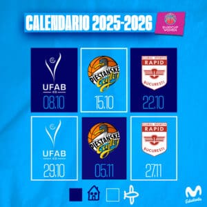 Calendario EuroCup Women 2025-26