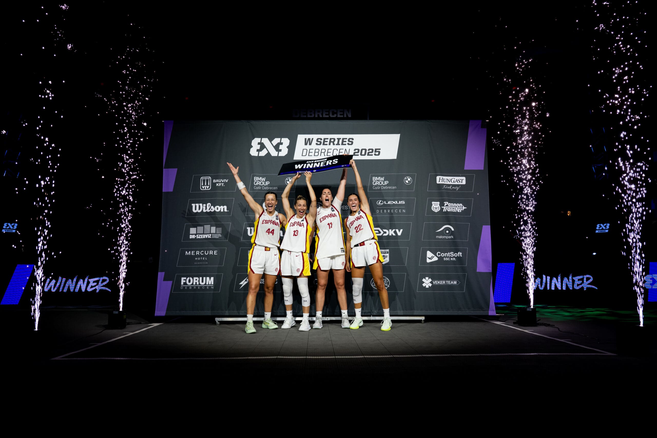 Juana Camilión, campeona con la selección española en la Women´s Series 3×3 Debrecen