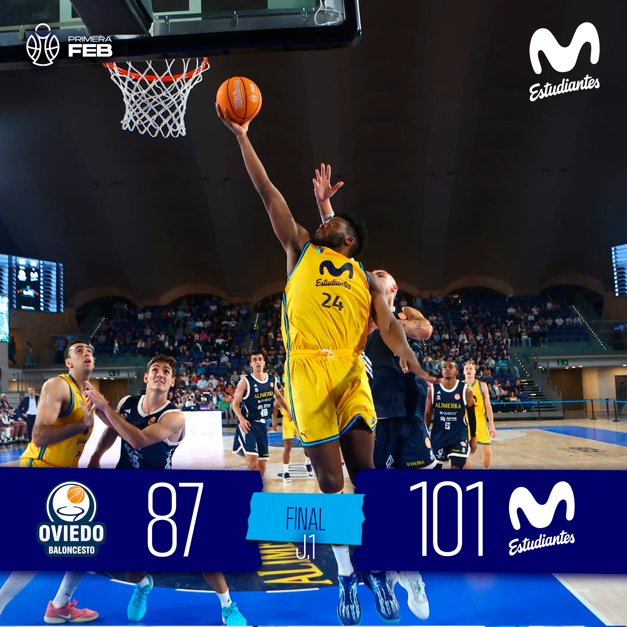 Primera FEB J1: estrenamos la temporada con una victoria a domicilio (87-101)