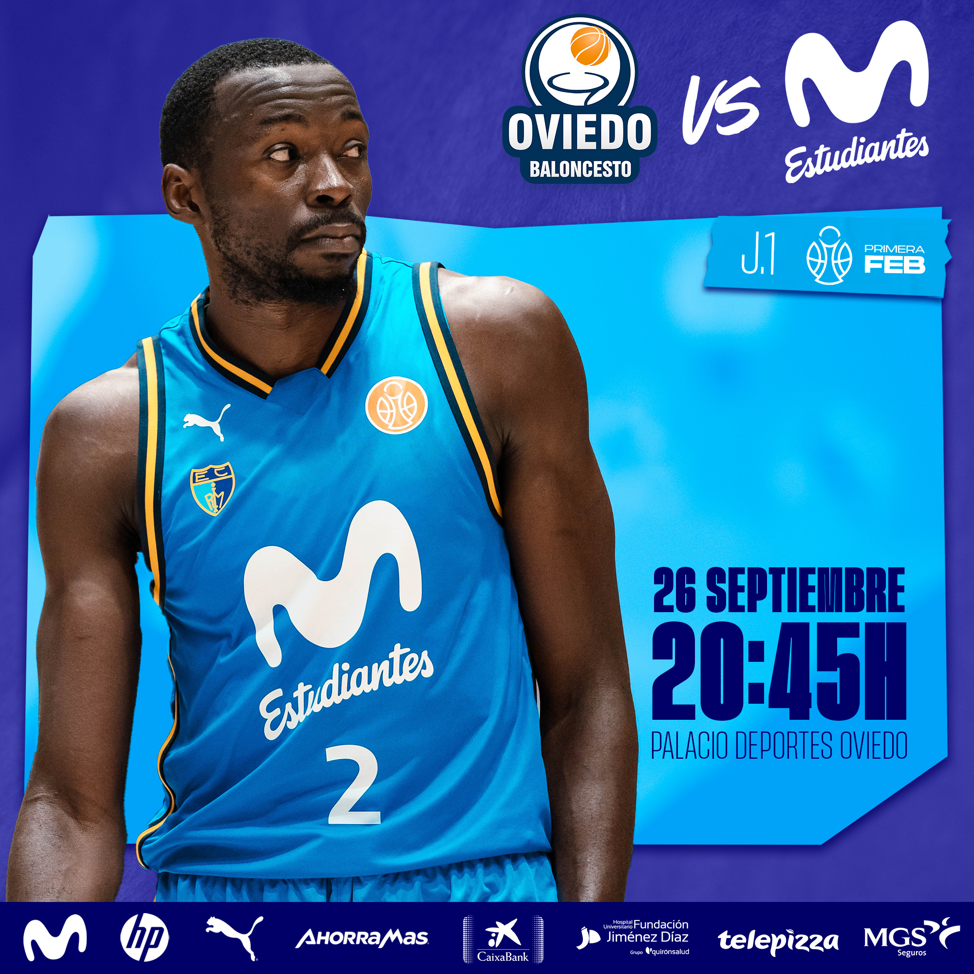 Primera FEB J1: primer desplazamiento de la temporada (26 septiembre, 20:45h)