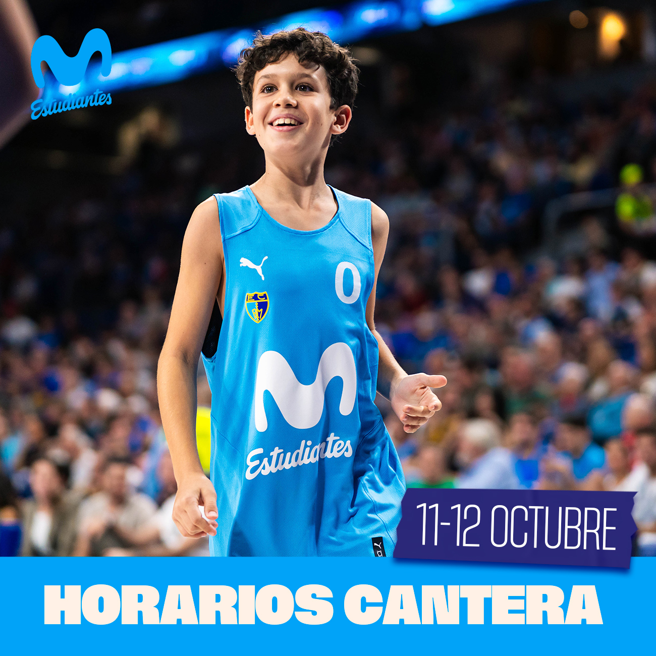 Horarios cantera 11-12 octubre 2025