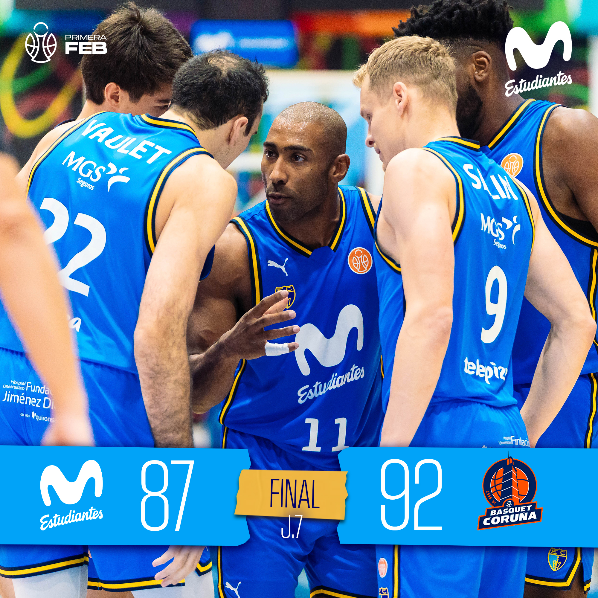 Primera FEB J7: caemos luchando (87-92)