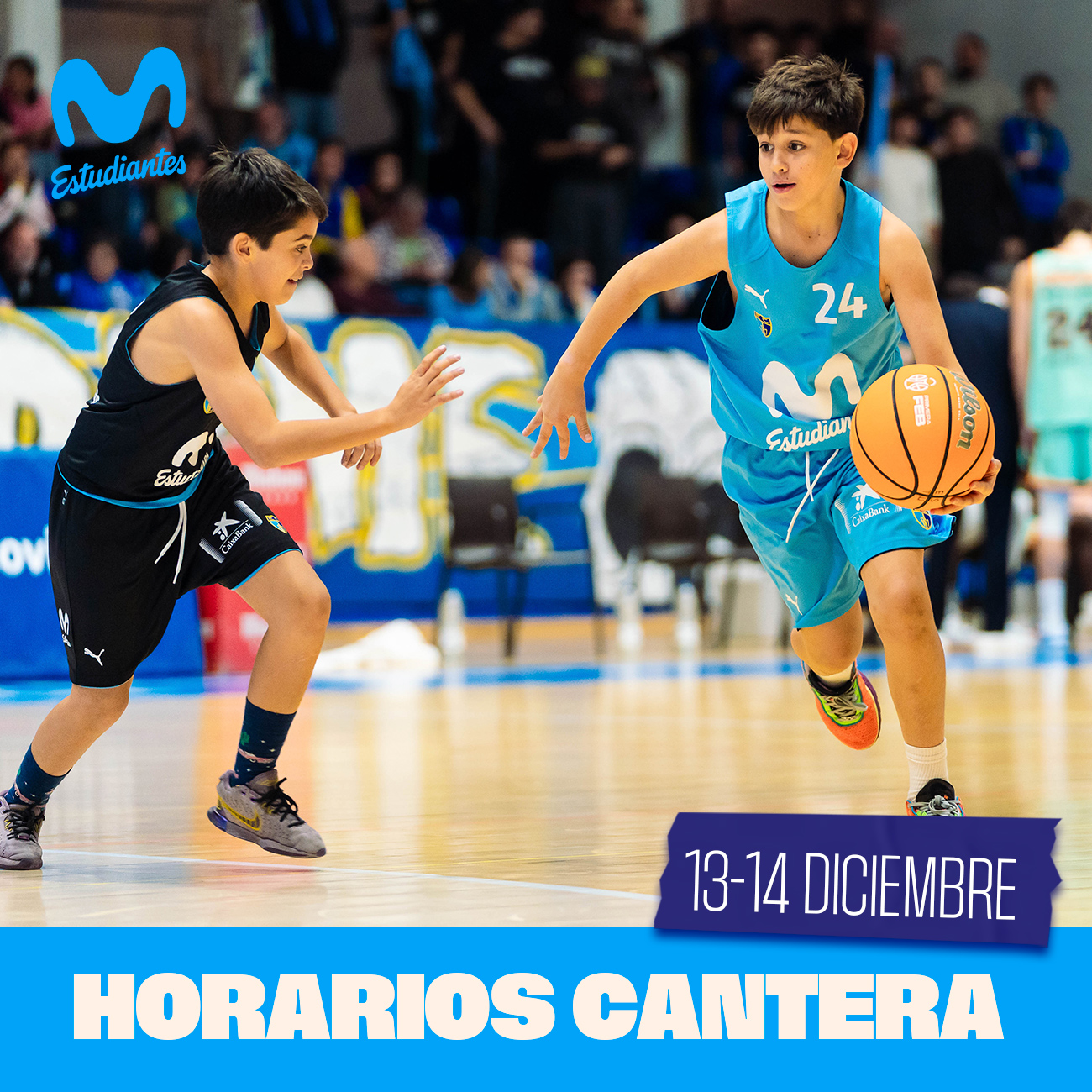 Horarios cantera 13-14 diciembre 2025