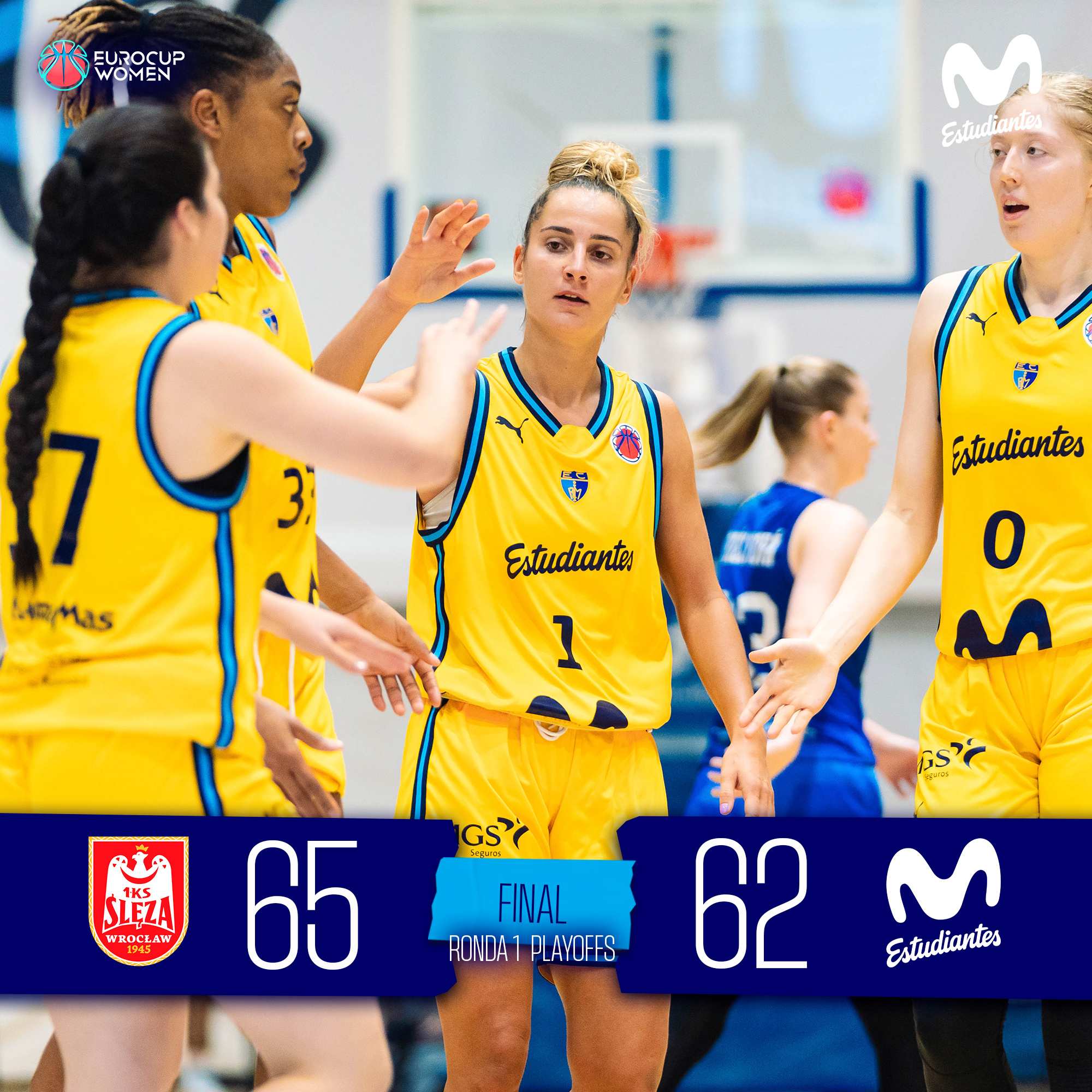EuroCup Women ida 1ª ronda playoffs: las polacas se llevan una pequeña ventaja en la eliminatoria (65-62)