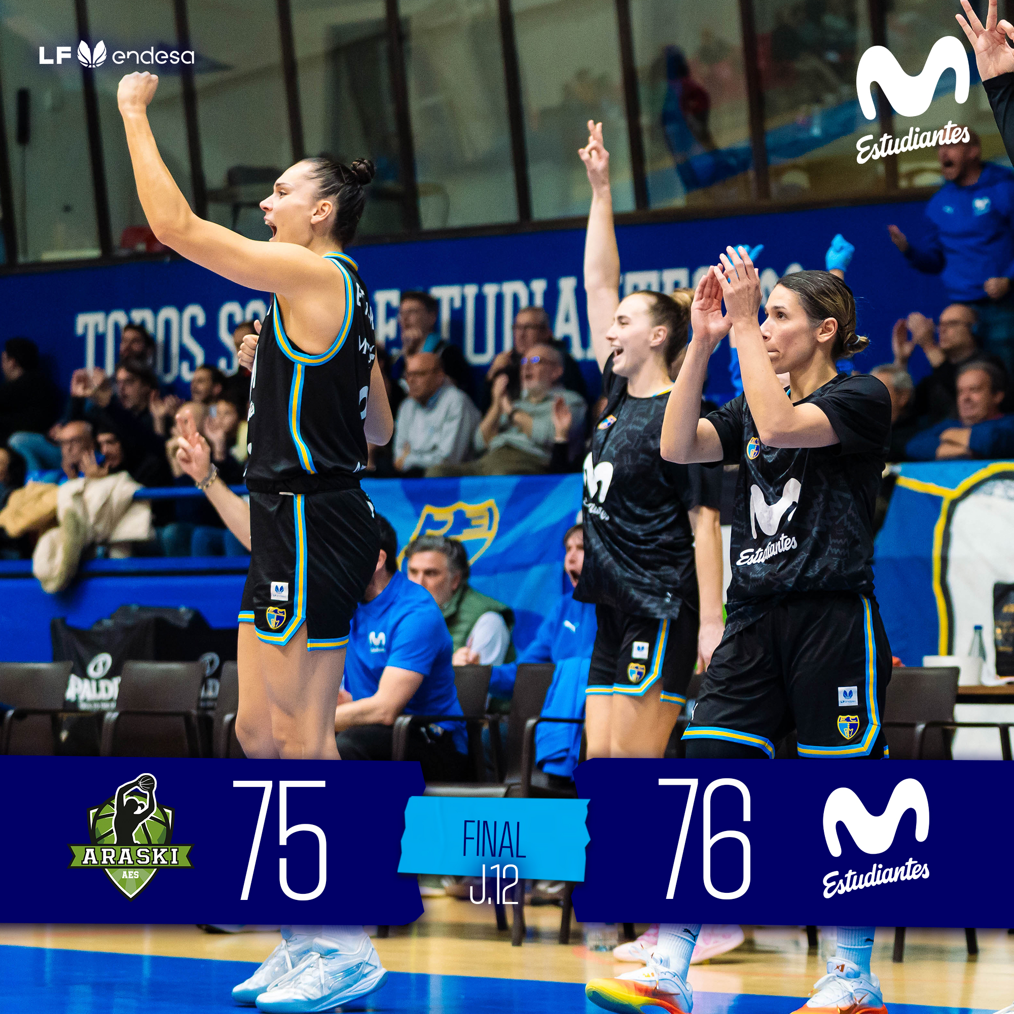 LF Endesa J12: tercera seguida y primera victoria de liga a domicilio (75-76)