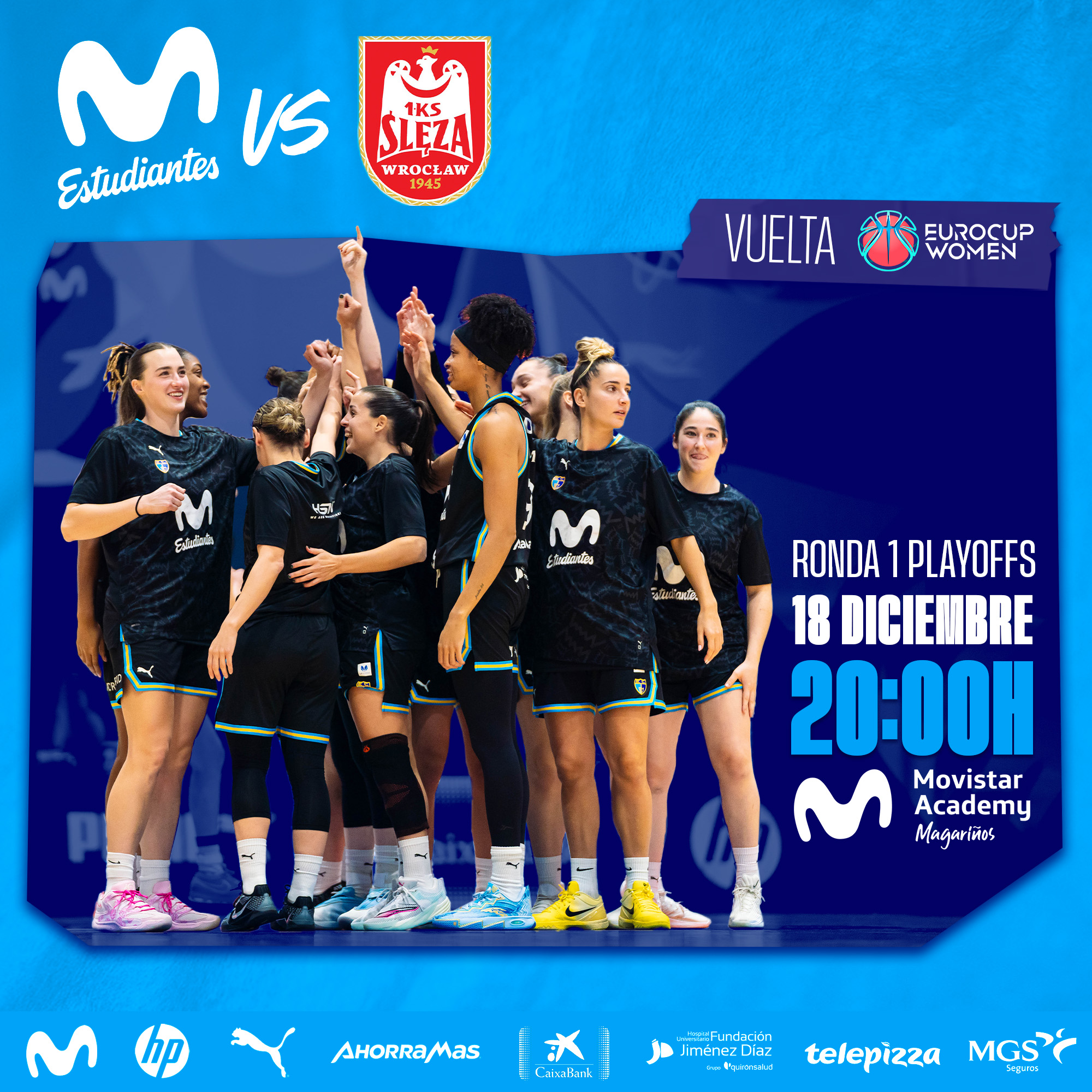 ECW vuelta 1ª ronda playoffs: a por la remontada (18 diciembre, 20:00h)