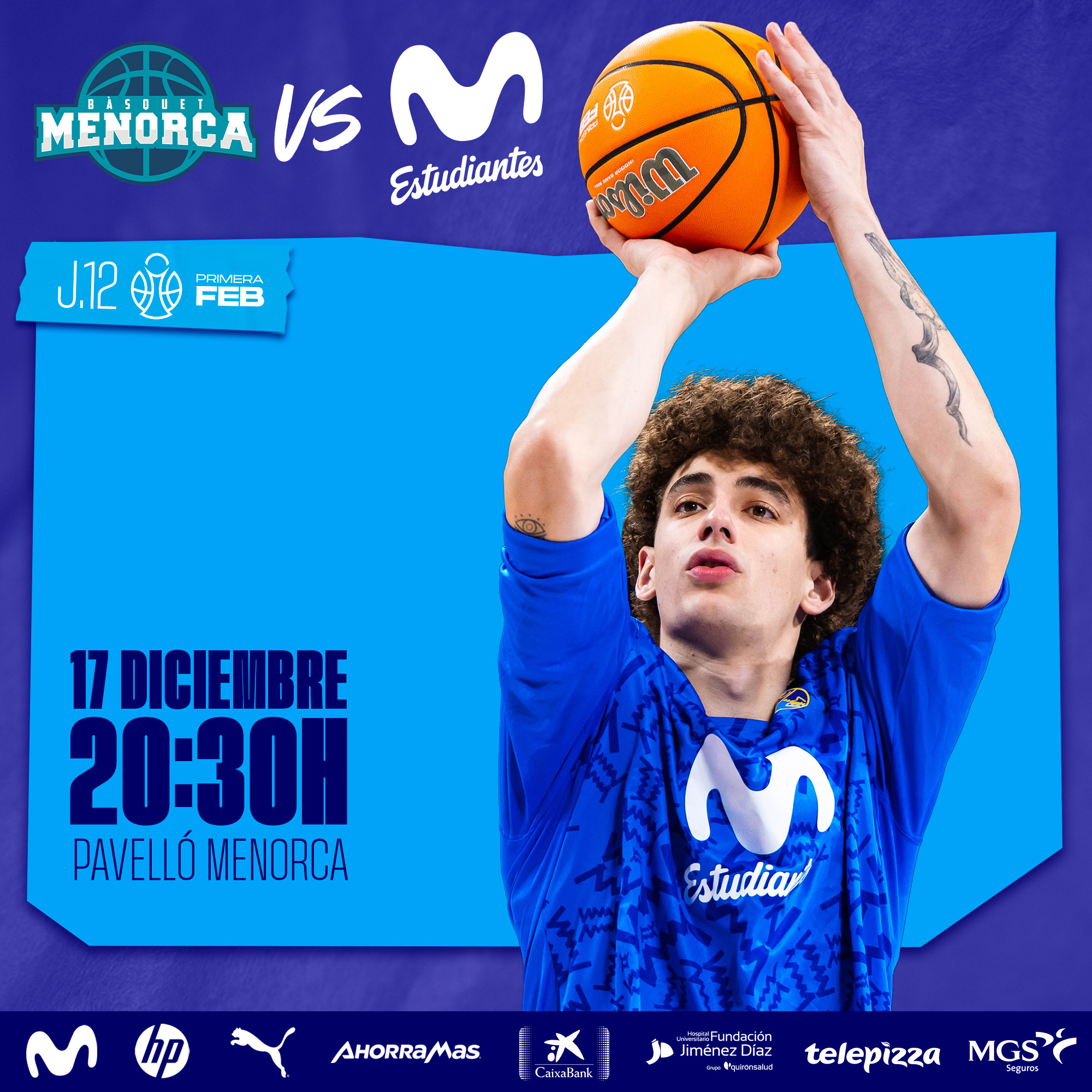 Primera FEB J12: a desplazarse porque el camino continúa (17 diciembre, 20:30h)