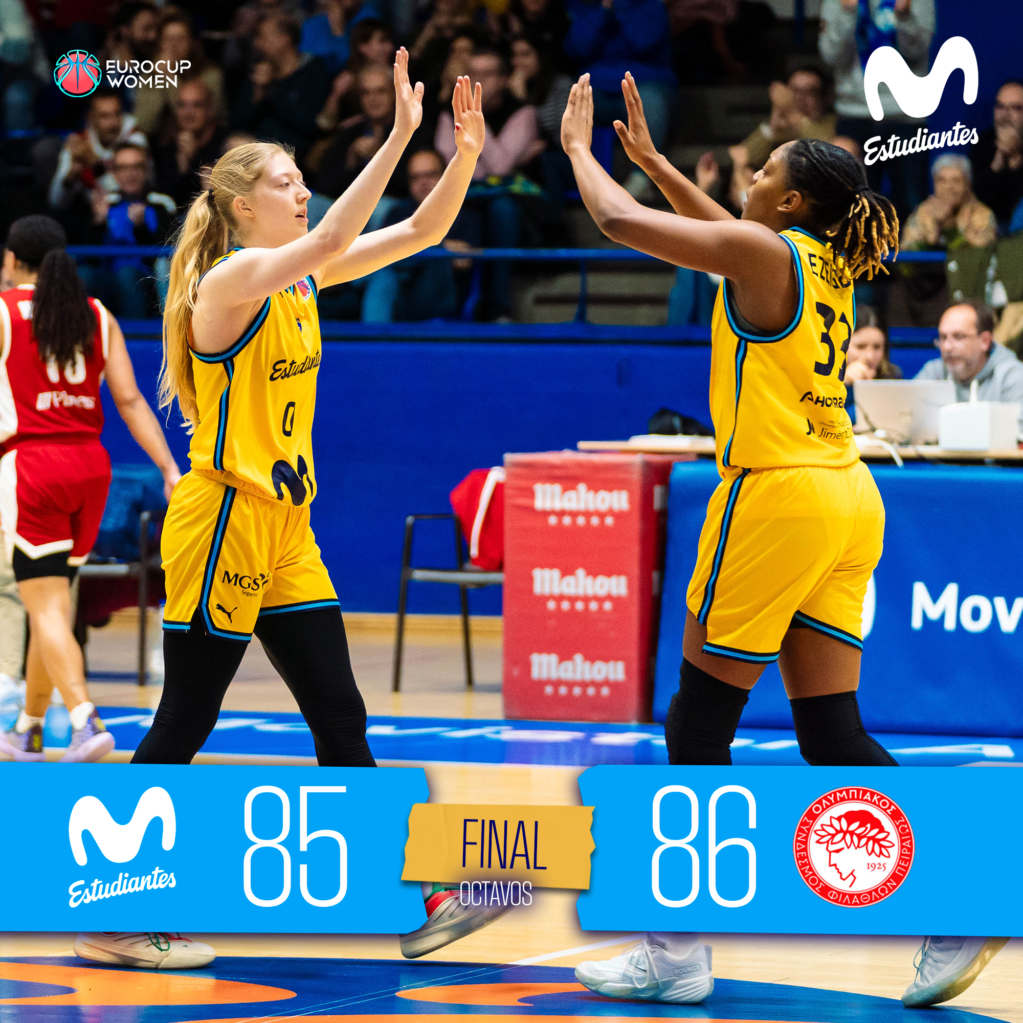 EuroCup Women ida octavos: nos toca remontar la mínima en Grecia (86-85)