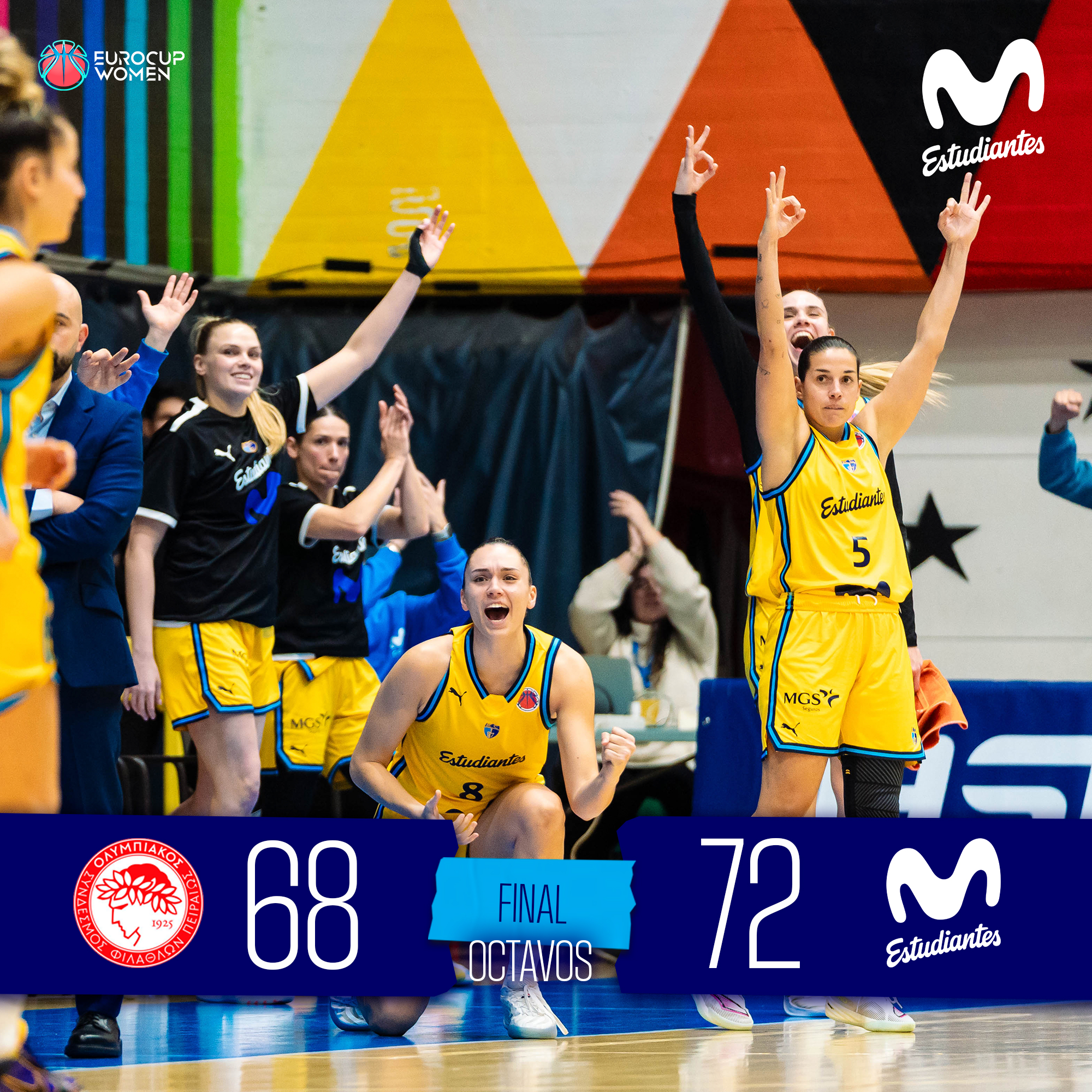 EuroCup Women octavos vuelta: ¡ESTAMOS EN CUARTOS…por primera vez! (68-72)