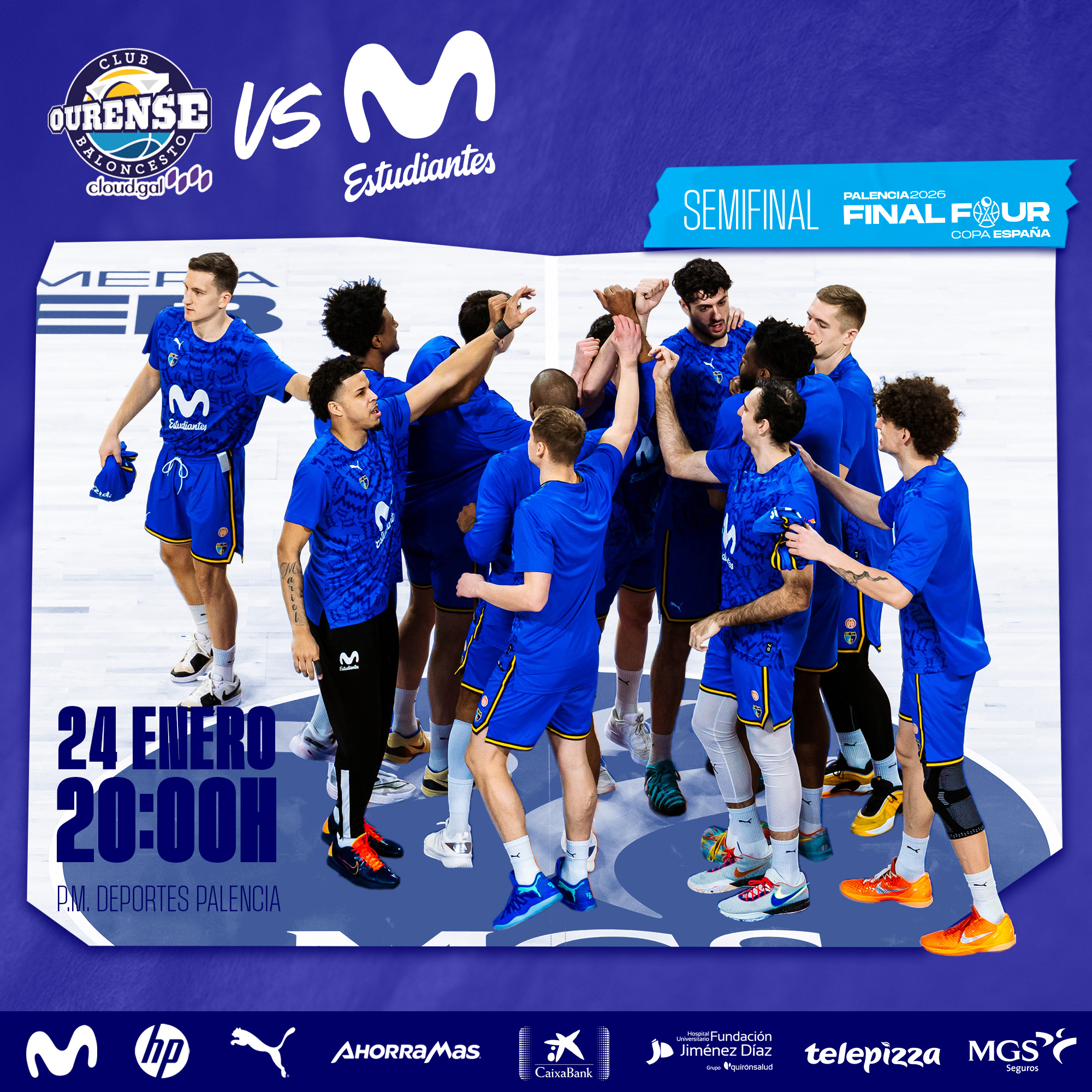 Semi Final – Final Four Copa de España: a por el título a domicilio (24 enero, 20:00h)