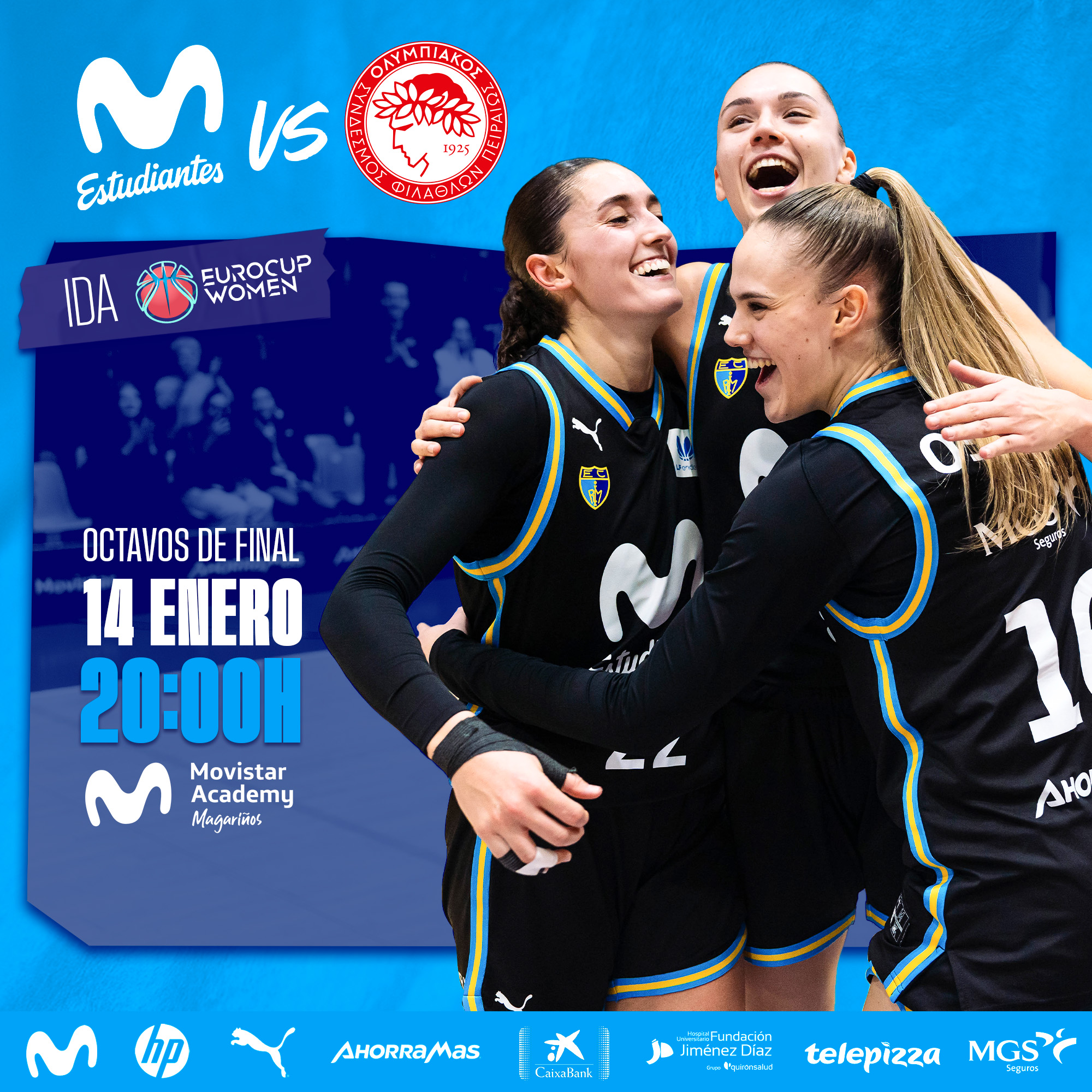 ECW ida octavos final: a conseguir la máxima renta para empezar bien la eliminatoria (14 enero, 20:00h)