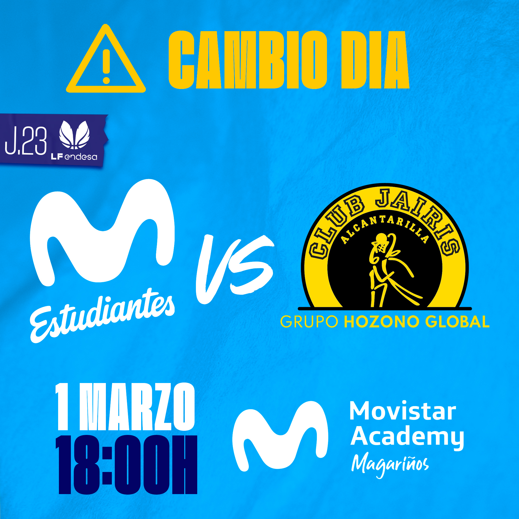 Cambio fecha partido J23 LF Endesa