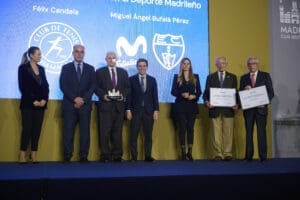 Reconocimiento a Miguel Ángel Bufalá por su trayectoria e implicación en el deporte madrileño