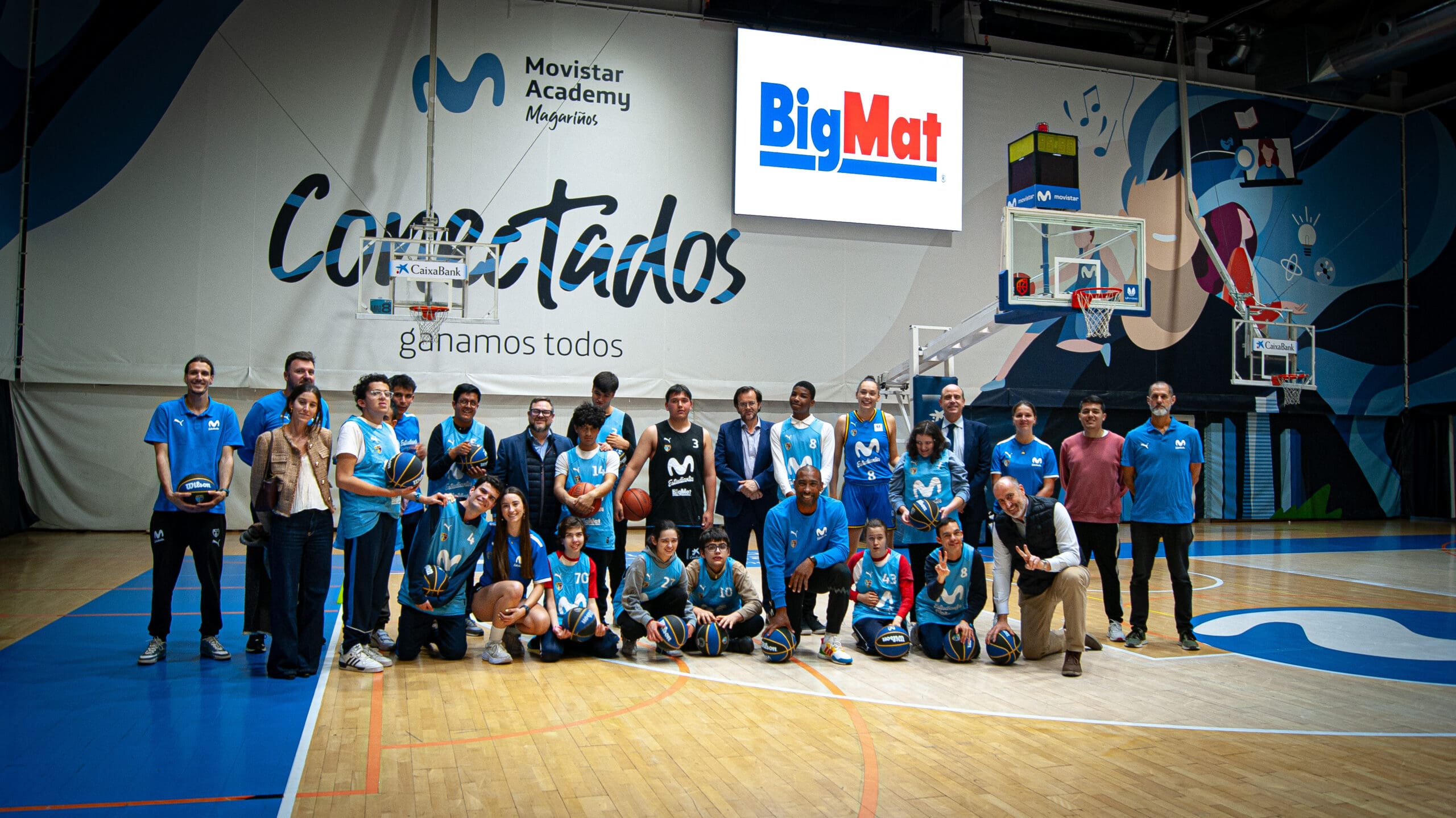 BigMat se convierte en patrocinador oficial de la Escuela Inclusiva Magariños de Movistar Estudiantes