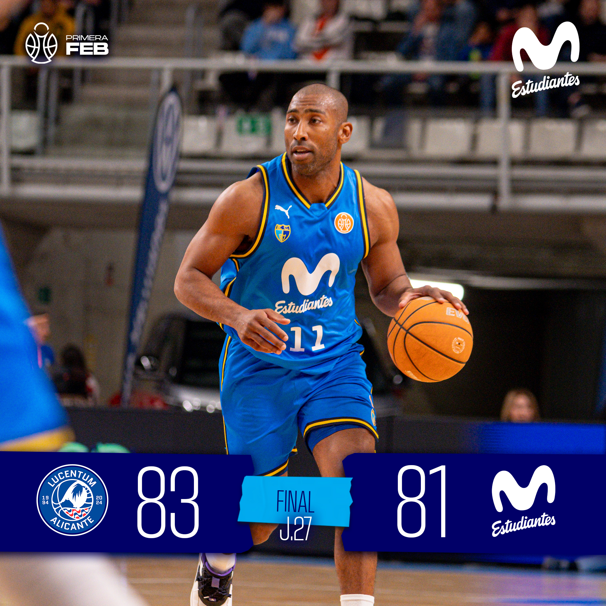 Primera FEB J27: remontamos pero caemos en un final a cara o cruz (83-81)