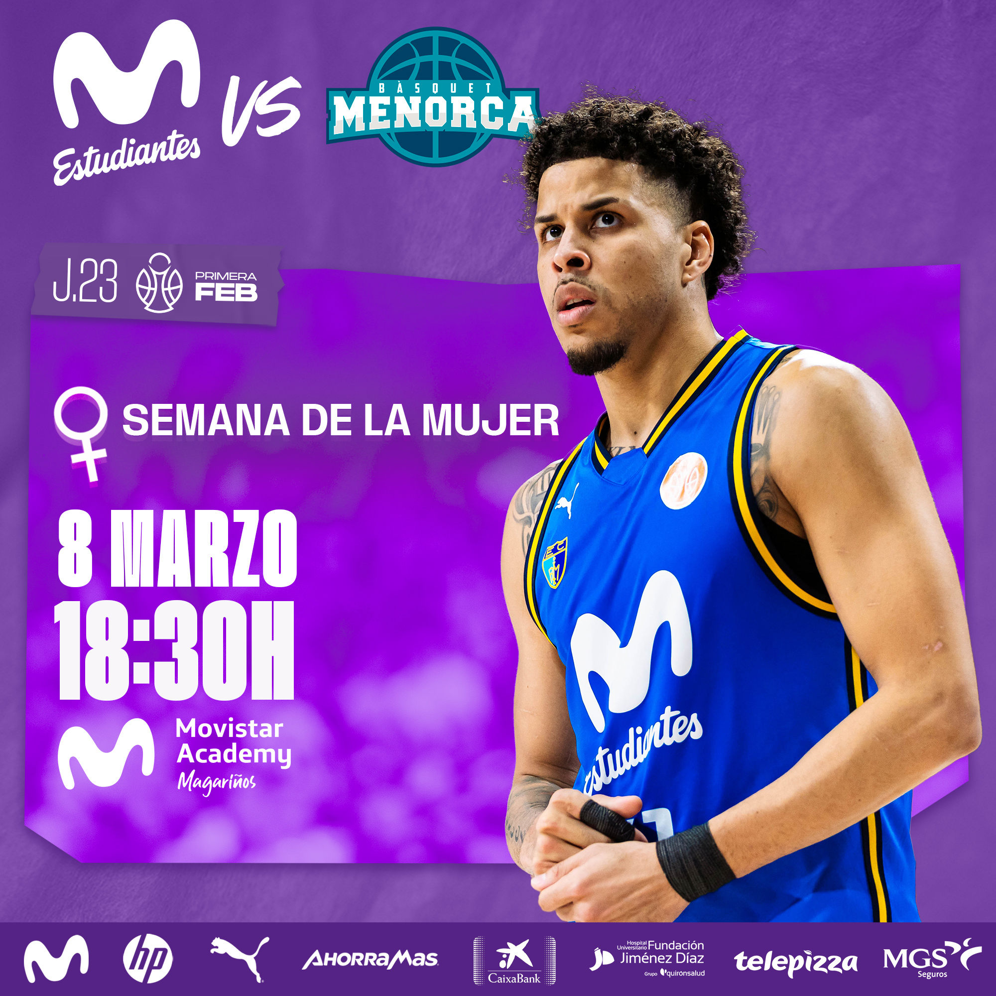 Primera FEB J23: a por la victoria en casa (8 marzo, 18:30h)