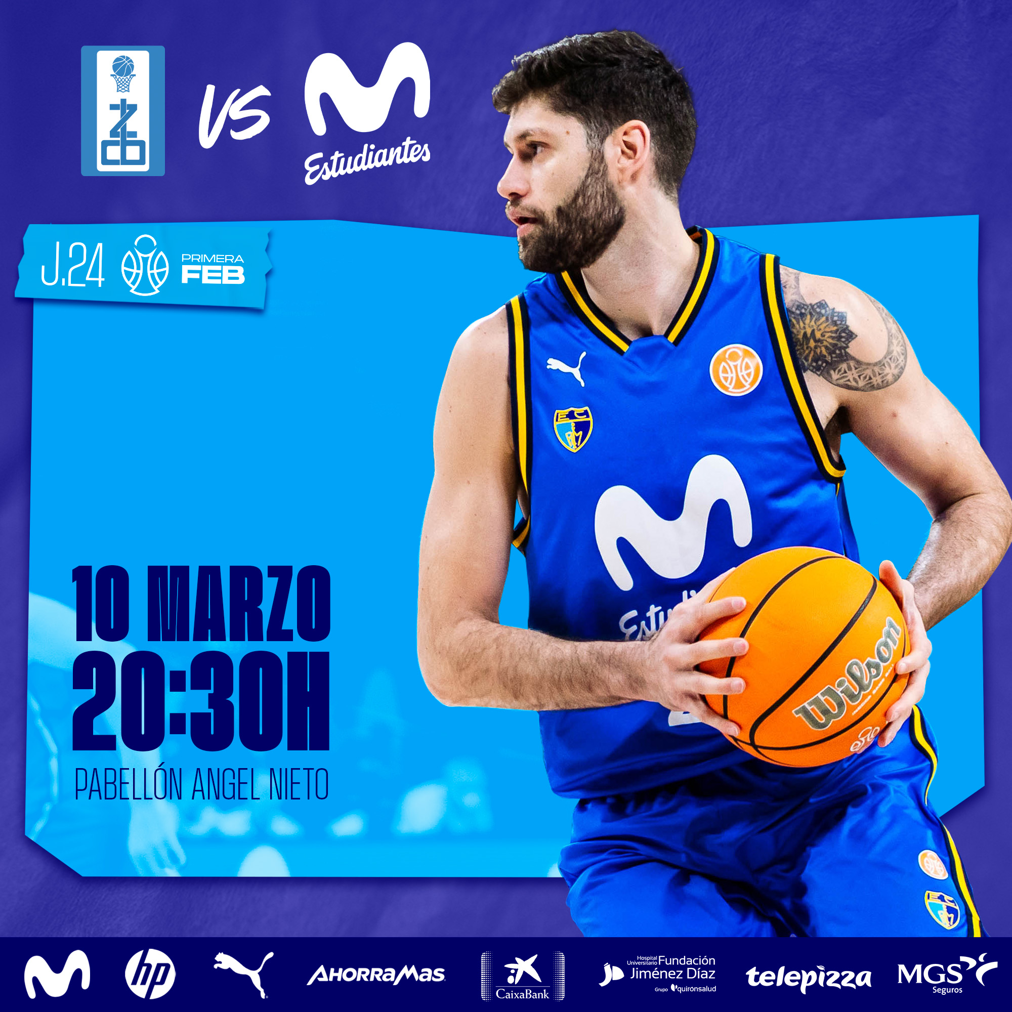 Primera FEB J24: a seguir con buenas sensaciones fuera de casa (10 marzo, 20:30h)