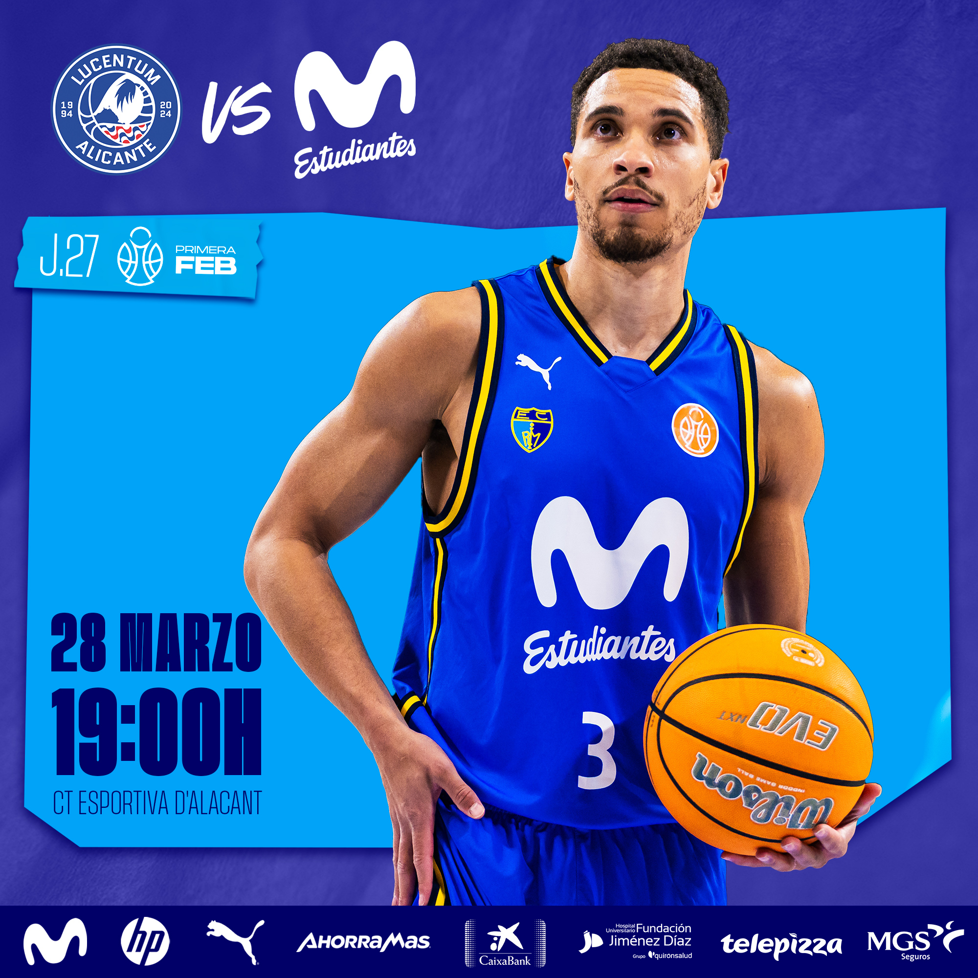 Primera FEB J27: a por la reacción a domicilio en Alicante (28 marzo, 19:00h)