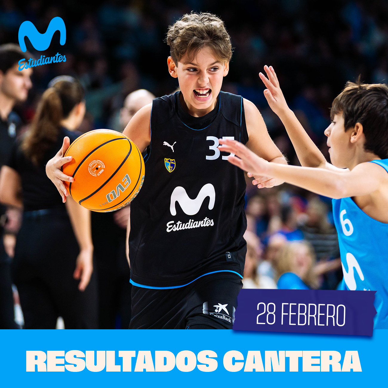 Resultados cantera 28 febrero 2026