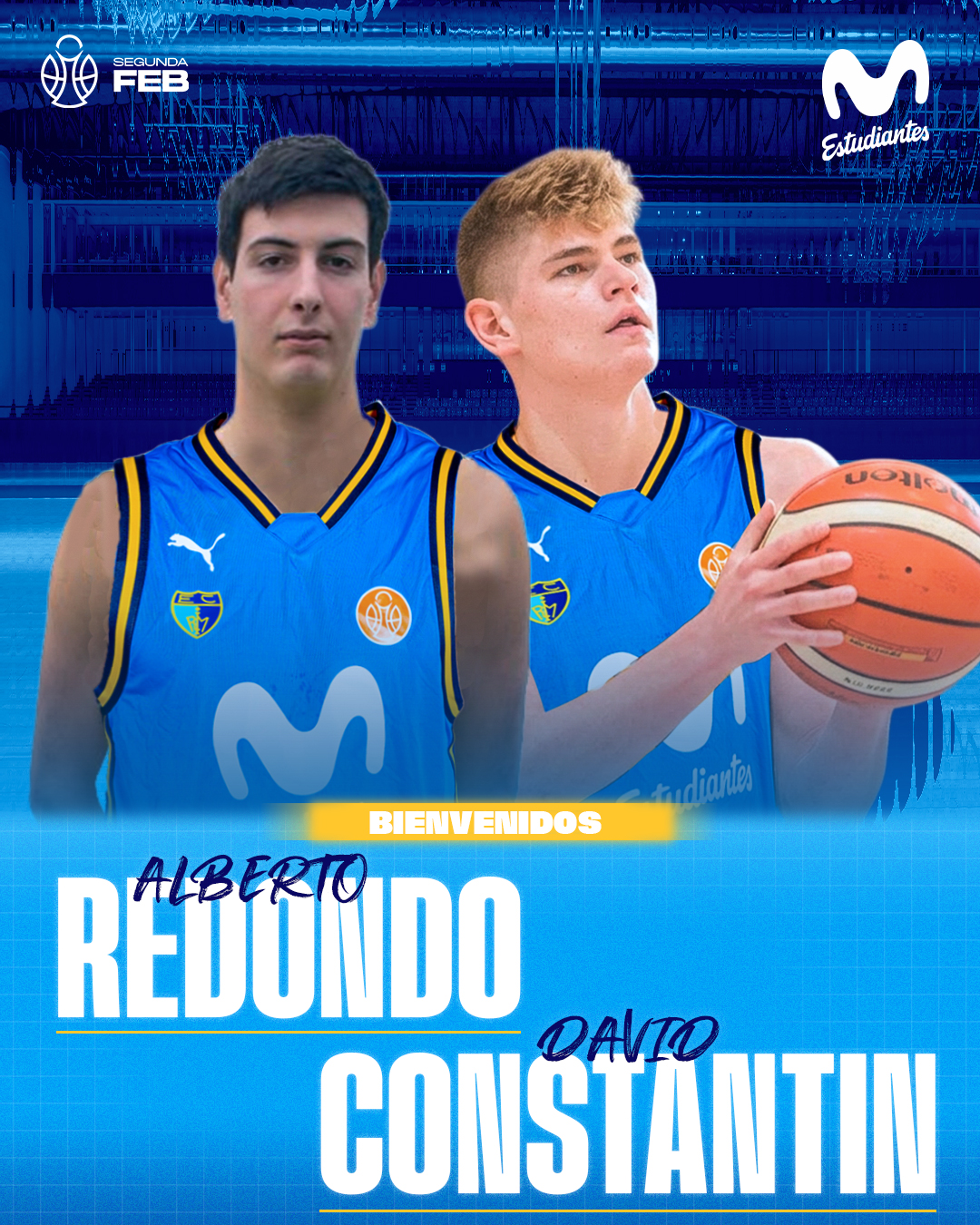 Bienvenidos, Alberto Redondo y David Constantin